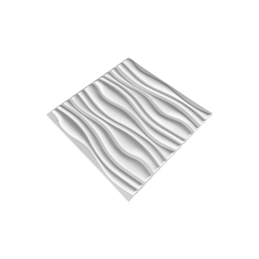 Pared 3D PVC Caja X 12 Paneles + Peg (3m²) -